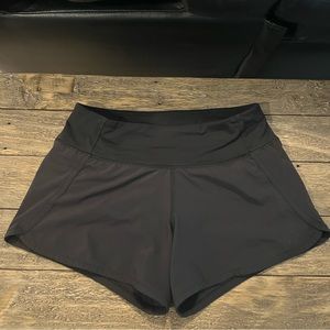 Lululemon Speed-up shorts.